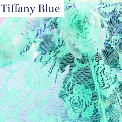 Tiffany blue 10 м белый кружевной фон свадебное украшение арки вечерние скатерти Декор кружевной ткани драпировка студийный свадебный фон, ткань - Цвет: Tiffany blue