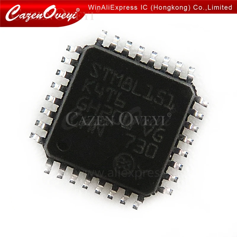 

5 шт./лот STM8L151K4T6 STM8L151 QFP-32 в наличии