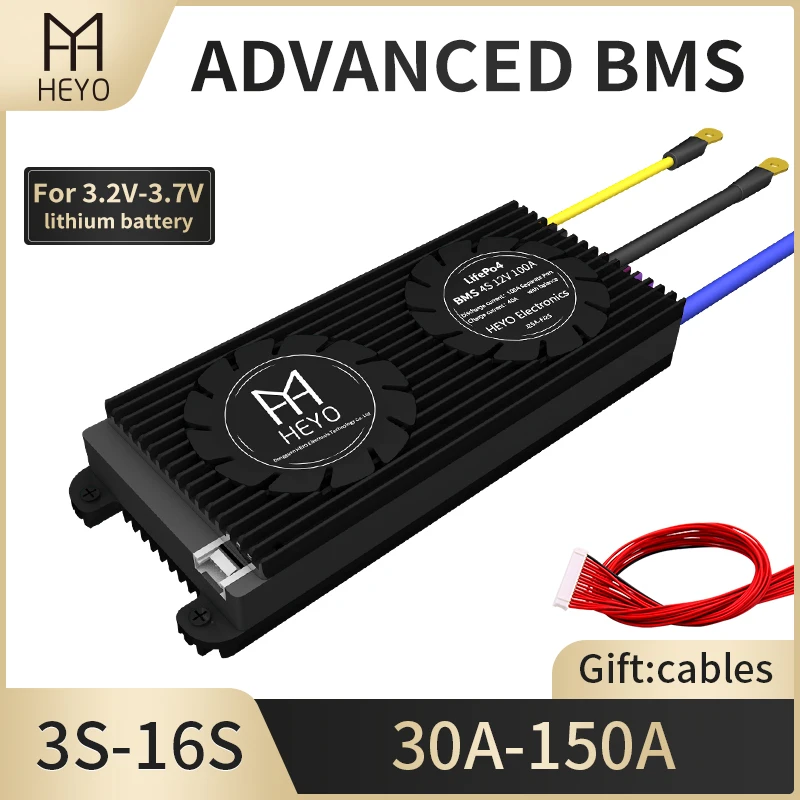 HEYO отдельный порт литиевая батарея li ion LiFePO4 15A 20A 30A 40A 60A 80A 100A 3S 4S фотоаппаратов