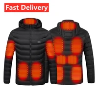men woman 11 areas heated jacket usb winter outdoor electric heating hunt warm sprots thermal coat clothing heat fashion cotton