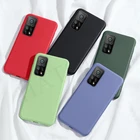 Для Xiaomi Mi 10T Pro чехол мягкий жидкий кремний противоударный чехол-бампер из ТПУ Mi Note 10 T Lite чехол для телефона Xiaomi Mi 10T корпус