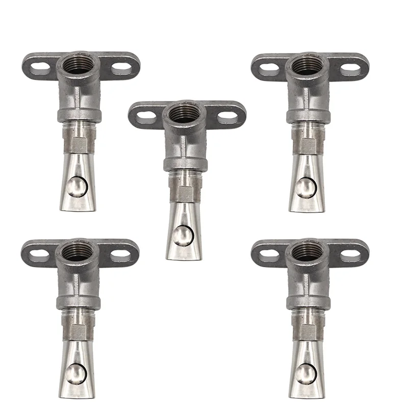 

5pcs Pig Hog Automatic Nipple Drinker Waterer Fountains Farming Thicken Stainless steel Pig Nipple Drinker water Equipment