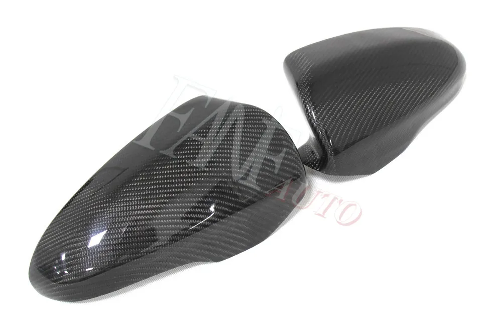 Чехол для бокового зеркала заднего вида из натурального углеродного волокна BMW F10