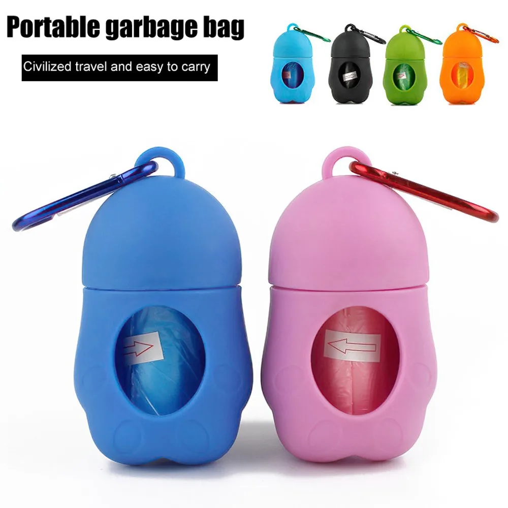 

Dog Poop Bags Dispenser Portable Penguin Shape Dog Waste Bags Holder For Outdoor Walking Running Pet Supplies Accessories
