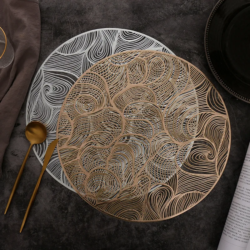 

Hollow Clouds Oil Resistant Non-slip Kitchen Placemat Coaster Insulation Pad Dish Coffee Cup Table Mat Home Decor 51075