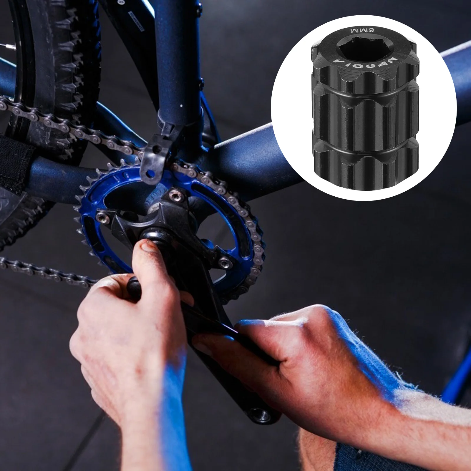 

Bike Repair Tool Bike Crankset Cover Removal Wrench Bike Crank Cover Tool