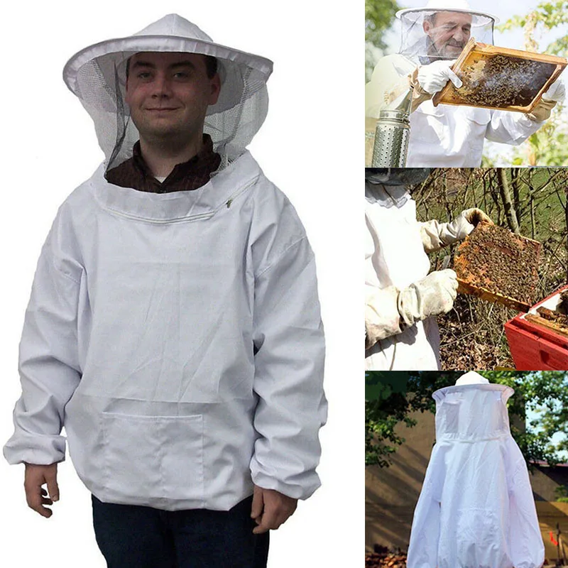 

4 In 1 Beekeeping Protective Equipment Set Bee Keeping Suit Hat Gloves Tools Kit Breathable And Visible Herramientas