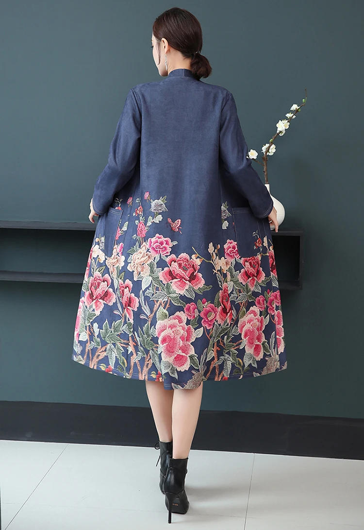 Весенне-осеннее замшевое пальто-ветровка новинка 2020 Одежда большого размера для