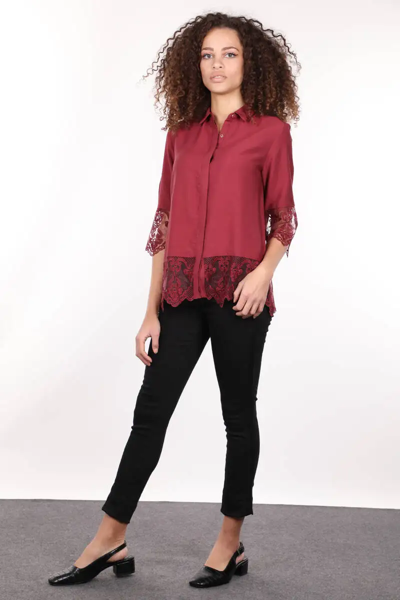 

Bordo Gprl Dmeli ift Patl Kadn Gmlek