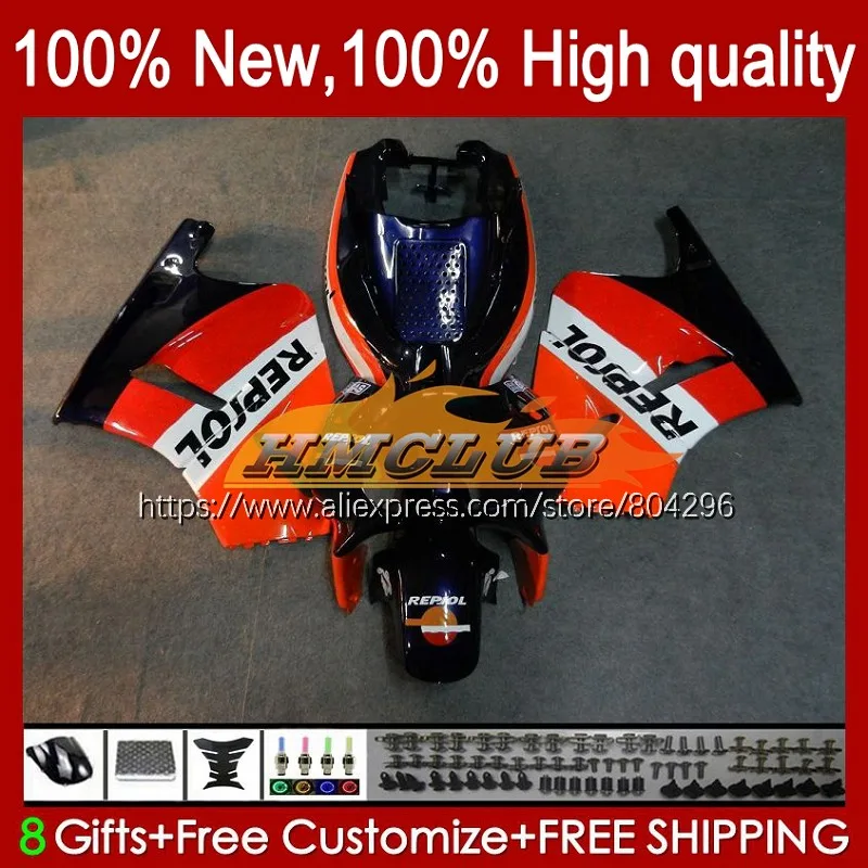 

Body Kit For HONDA RVF400 VFR400 R NC24 V4 VFR400R 136No.19 RVF VFR 400 R Repsol blue RR 400R 87 88 RVF400R 1987 1988 Fairings