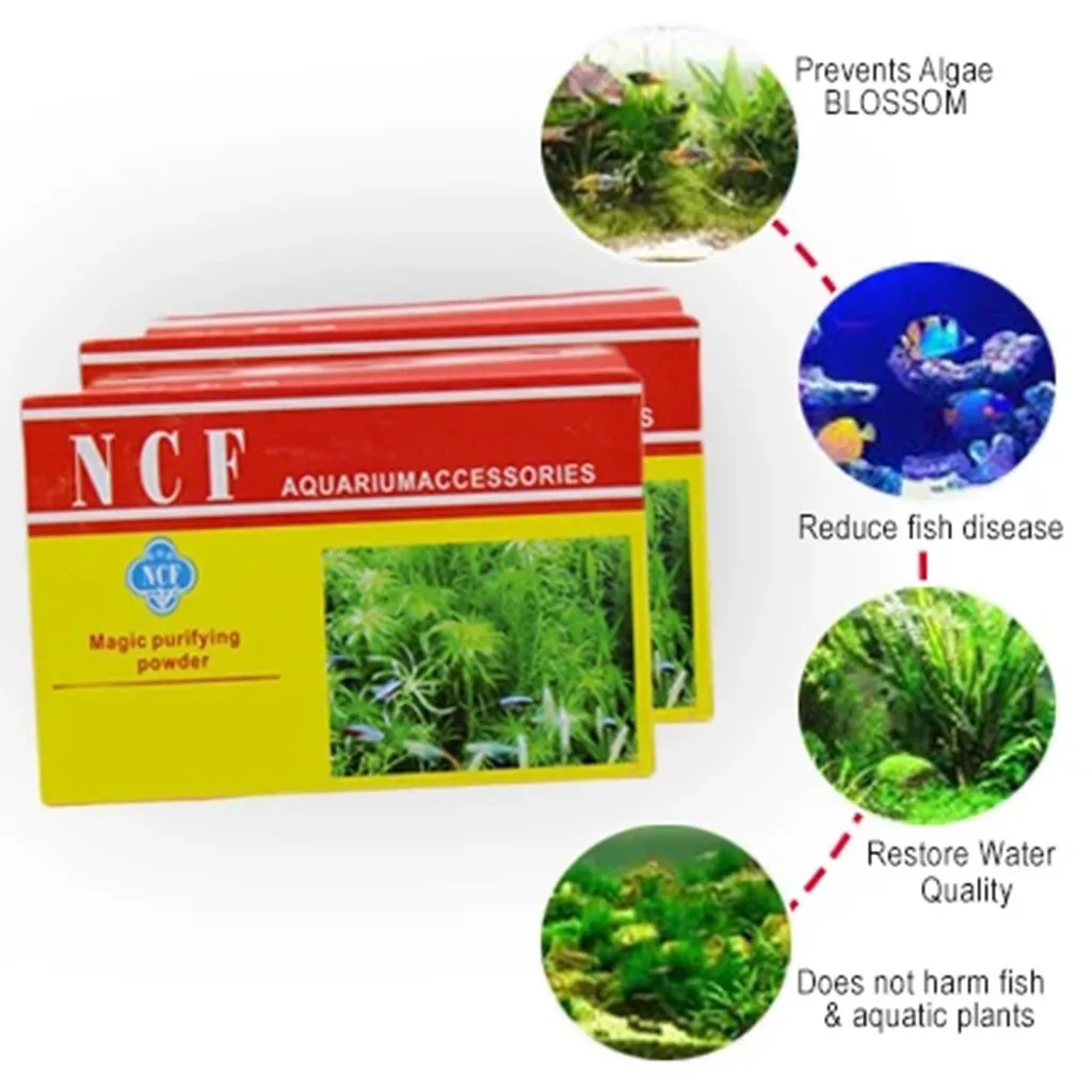 

Eco-Aquarium Purifying Powder Algae Repellent Agent Tank moss remover Aquarium Safe Nuisance Algae Remover