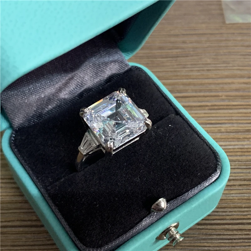 Персонализированные роскошные обручальные кольца из стерлингового серебра 925