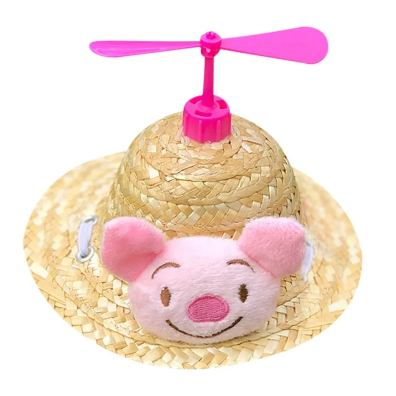 Новая Солнцезащитная шапка для собак и кошек милая бамбуковая кепка со стрекозой