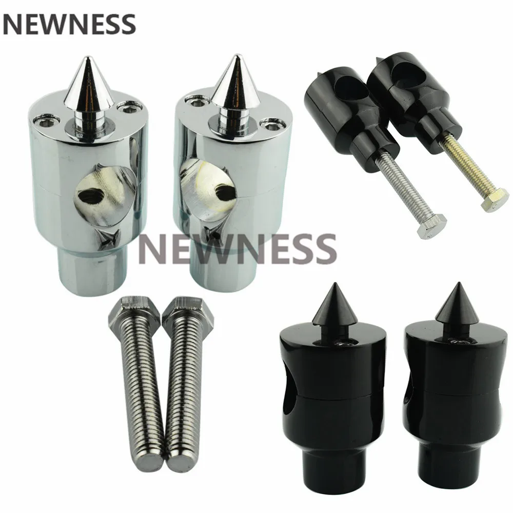 1 дюйм 25 мм черные и хромированные мотоциклетные зажимы для руля запчасти