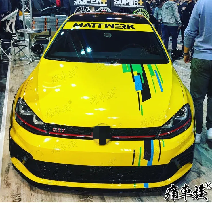 Car Sticker For Volkswagen Golf 7 Body Exterior Decoration Film Racing Modified Vehicle | Автомобили и мотоциклы