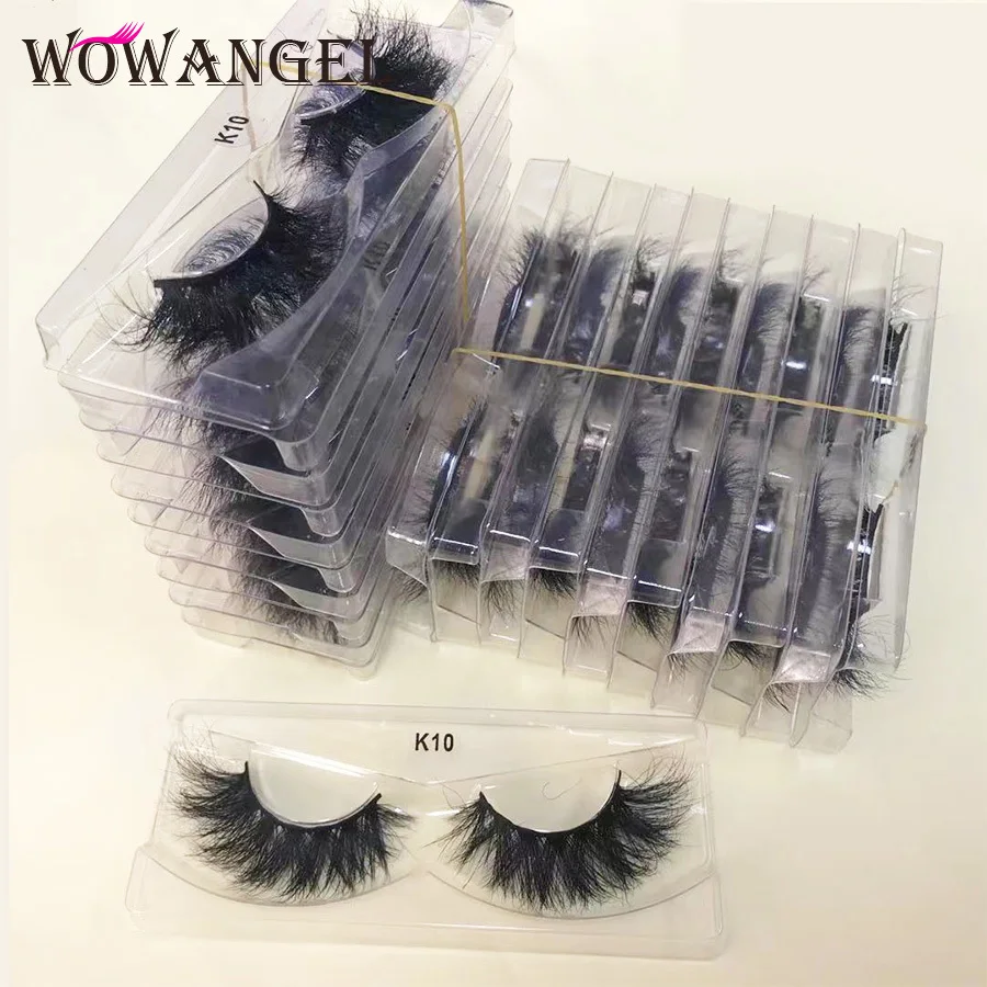 

WOWANGEL 3D Mink Lashes Wholesale 10 Pairs Mix Natural 3D Mink Hair Fake Eyelashes Soft Dramatic Eye Lashes Makeup Tools