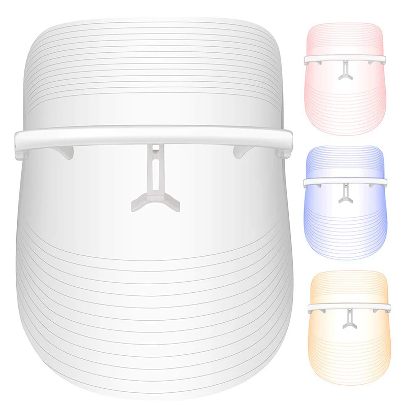 Светодиодный цвета Светодиодная маска для лица фотонная терапия против акне