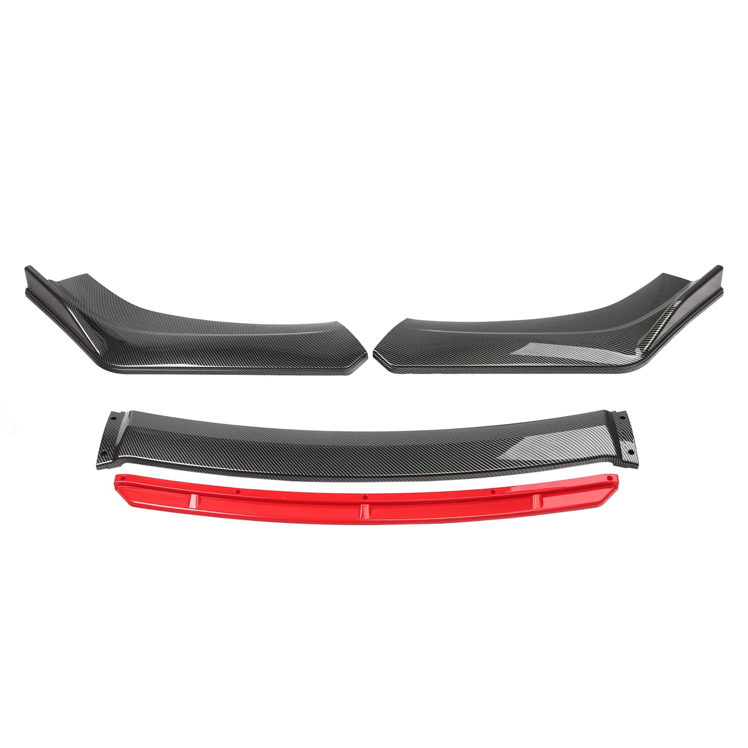 

Car Front Bumper Lip Splitter Universal Spoiler Diffuser Lip Kit For Bmw e46 e90 e60 e36 e39 f10 f20 f30 For Audi a3 a4 a5 a6 a8