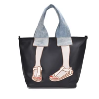 new casual nylon cartoon jelly bags ladies shoulder messenger bag summer holiday for girl luxury designer crossbody bolsa