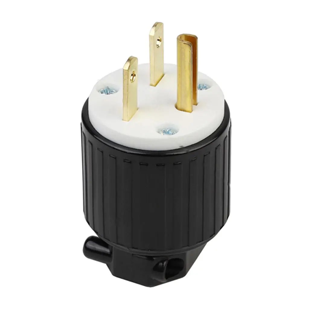 

Заземляющий фиксирующий штекер NEMA LK7615P 6-15P, 15 А, 250 В переменного тока, 2 полюса, 3 провода