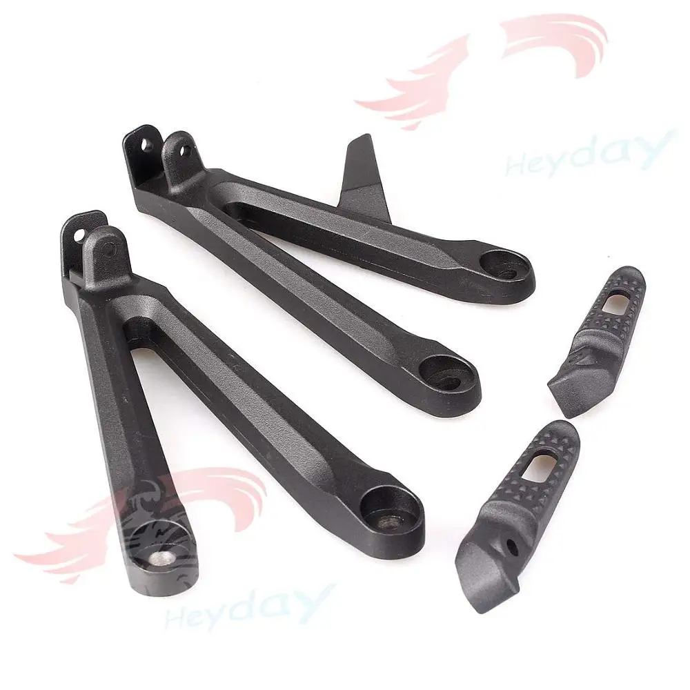 Черные колышки для пассажирских ножек Скоба Подножка HONDA CBR600RR F5 2005 2006 05 06 |