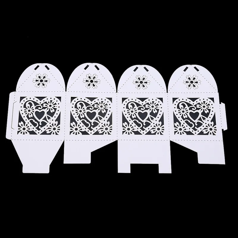 Новинка 50 шт. пустотелое романтичное любовное сердечко Свадебные сувениры Декор