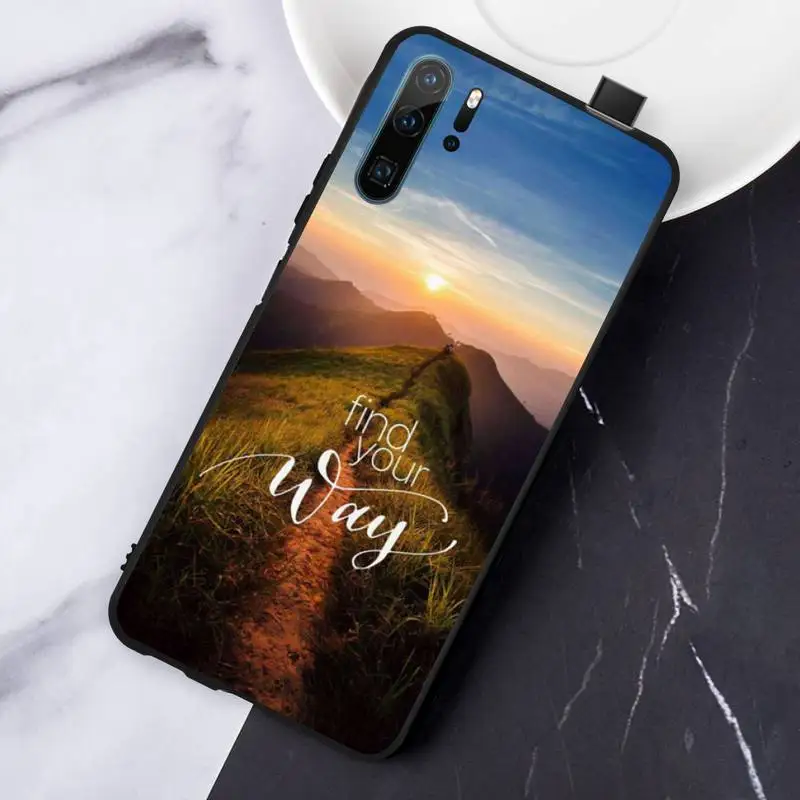 

Mountain sea travel plant Phone Case For Huawei honor Mate P 10 20 30 40 i 9 8 pro x Lite smart 2019 nova 5t