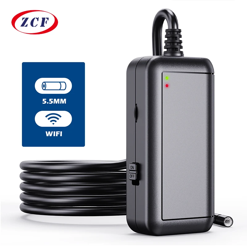 Эндоскопическая камера F220 с Wi Fi объектив 5 мм 6 светодиодов HD1080P Водонепроницаемый