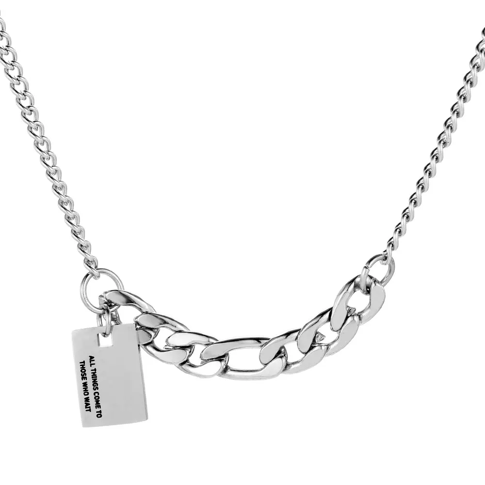 

JHJT Chain Choker Necklace Pendant for Women Men Goth Punk Unisex Necklace Jewelry Accessories Hip Hop Gift