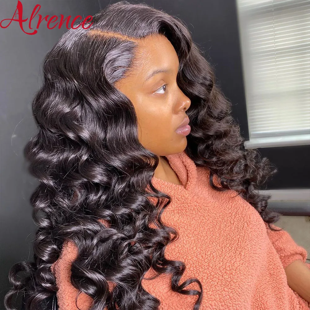 

Loose Deep Wave Wigs Lace Front Human Hair Wigs Peruvian Pre Plucked 13x4 4x4 Lace Closure Wigs For Women Glueless Remy Hair