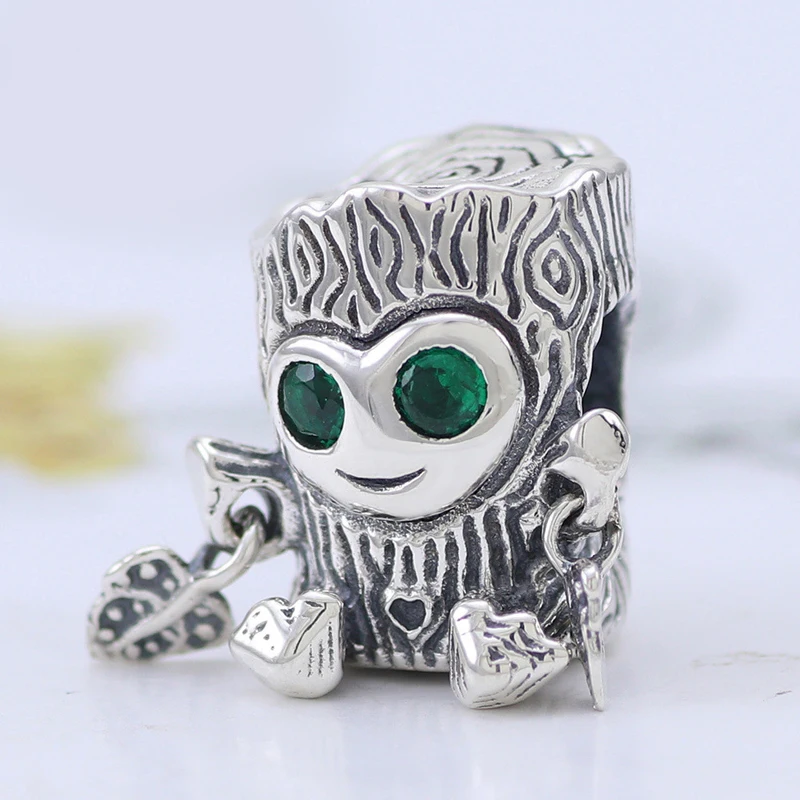 

Original 925 Sterling Silver Beads Charms Fit Pandora Bracelets Sweet Tree Monster Silver Charm for Women DIY Jewelry kralen