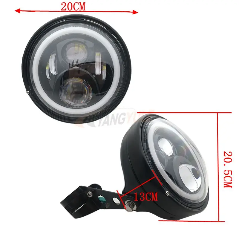 7 &quotмотоциклетные светодиодные фары лампа дюймов лампы Корпус кронштейн для