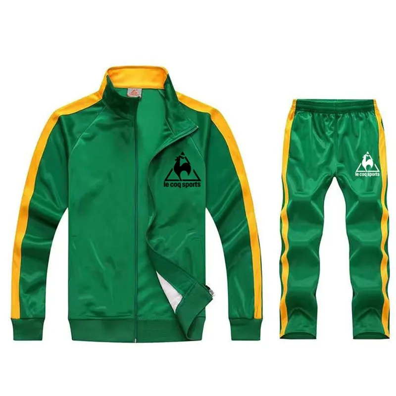 

2021 New Men's Sports Suit Autumn And Winter Training Sportswear Boys Football Uniform Indoor Fitness Jacket Jacket Jersey
