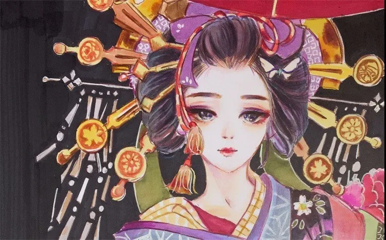 Touchfive Professional Character Sketch Markers Art Supplies 12 24 Colors Skin Tones Marker Pens set for Painting Manga Design