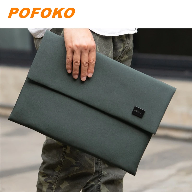 Водонепроницаемая сумка для ноутбука бренда Pofoko 15 4 дюйма чехол с тонким рукавом