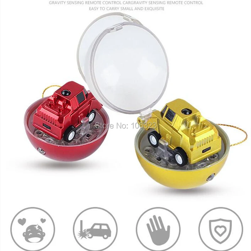 Christmas Tree Decorations XMAS Ball 1:128 Super Mini RC Speed Car Festival Lovely Cute Present Pocket Radio - Controlled Toy | Игрушки и