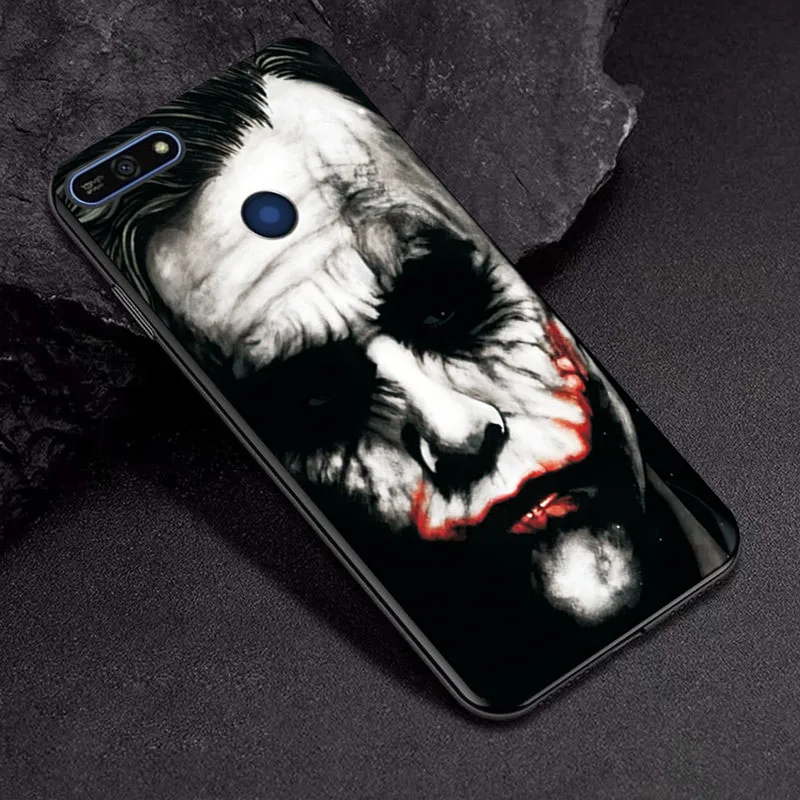 TPUBLK535 Черный чехол ТПУ чехол для huawei Honor 7A Pro милый чехол Venom для huawei Honor 7C 8C 8X 8A 7S 7X чехол s на Y5 Prime бампер - Цвет: TPUBLK535