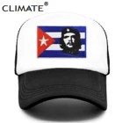 Колпачок для тракера CLIMATE Che Guevara, женская шляпа с кубинским героем, крутая летняя сетчатая Кепка для тракера