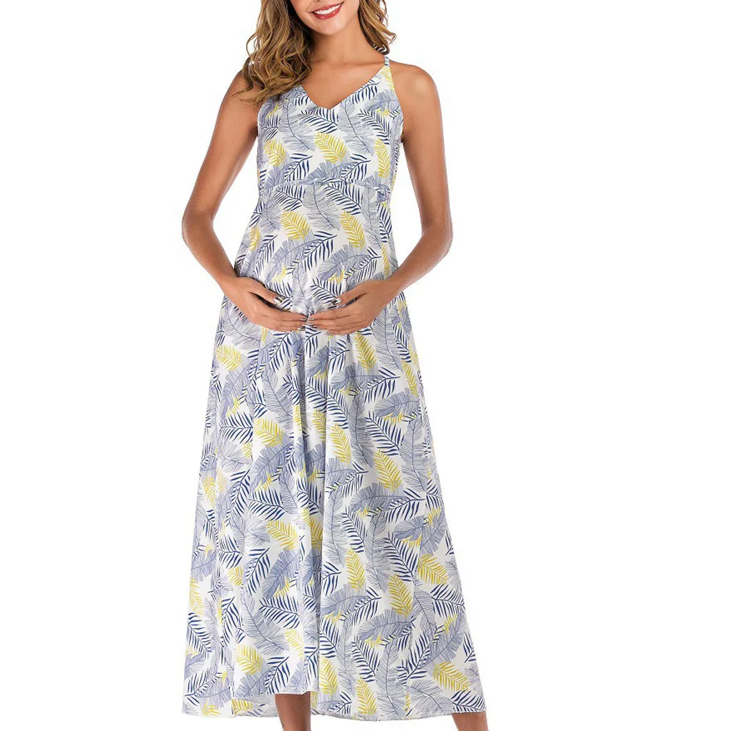 Женское платье на бретельках SAGACE повседневное свободное короткое с v-образным