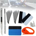 Набор инструментов для автомобильной съемки, автомобильный виниловый оттенок для пленки, скребок для фетра, инструмент для установки