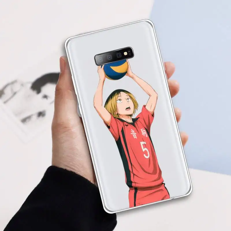 

Kenma Kozume of Haikyuu!! Phone Case Transparent For Samsung Galaxy A71 A21s S8 S9 S10 plus note 20 ultra