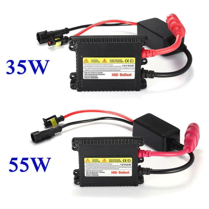 DC 12V hid ксенон балласт 35 Вт/55 Вт Цифровой Тонкий скрытый электронный зажигания для
