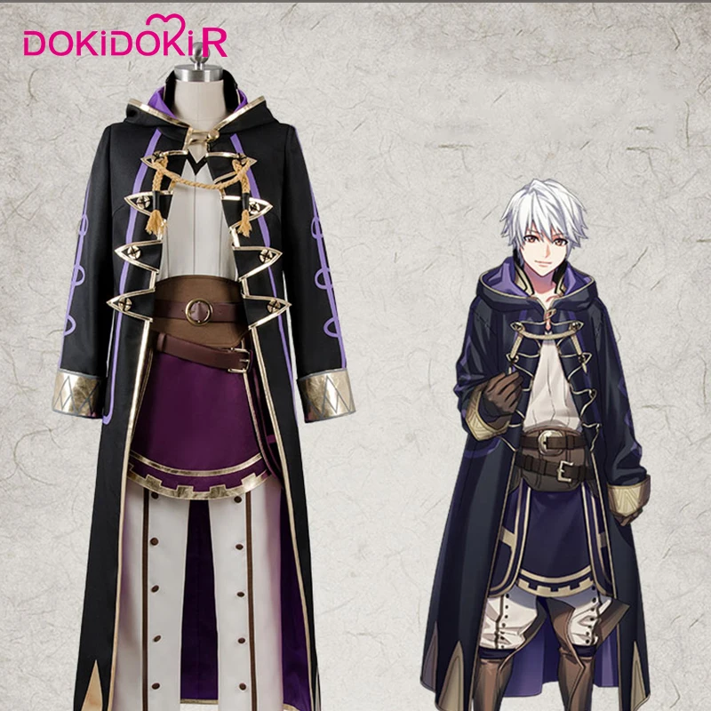 DokiDoki R игра косплей огонь эмблема Эхо: Тени валентиа Робин костюм мужчины