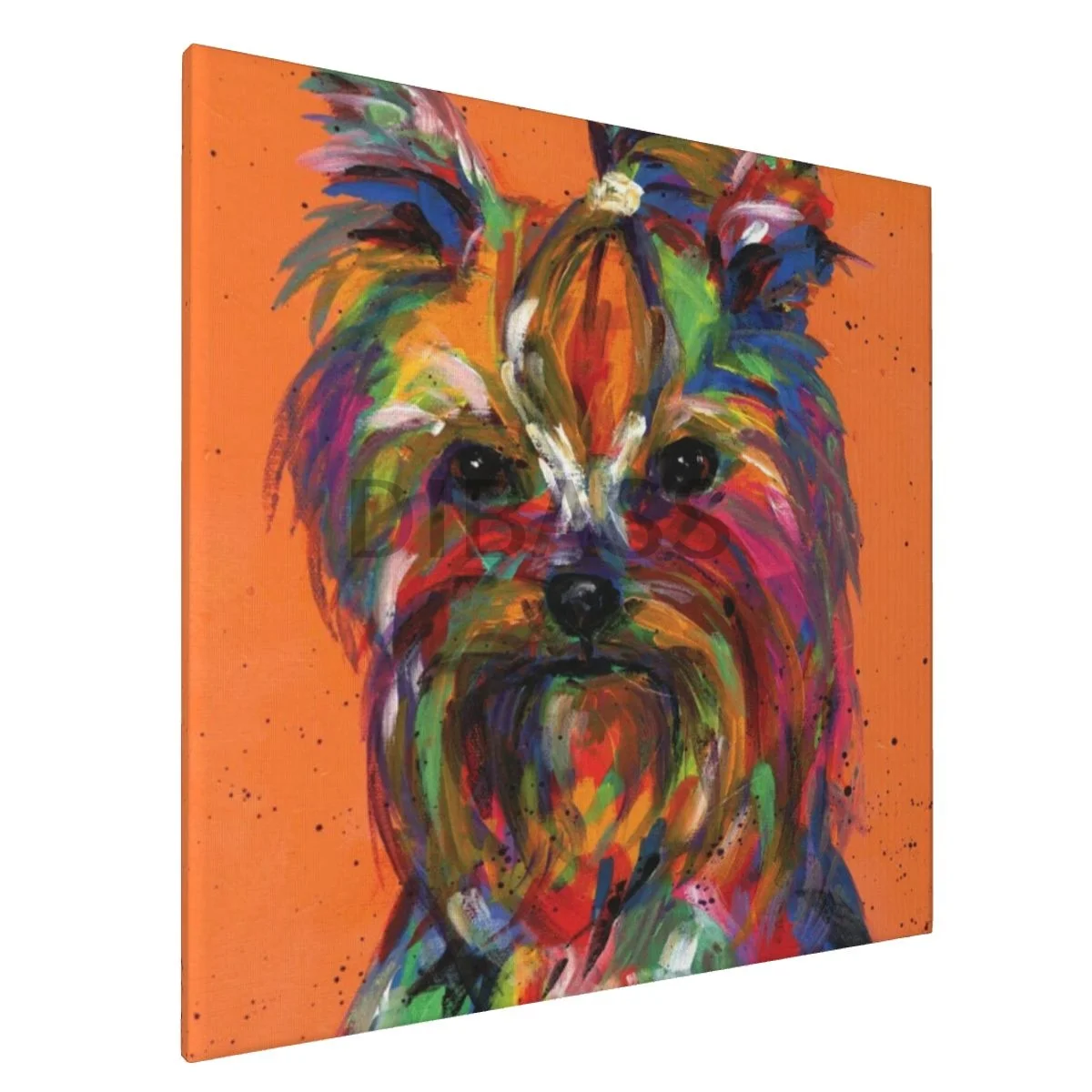 

Ya Ya Yorkie - Canvas Print With Framed Wall Art Painting Home Decor for Living Room,Bedroom