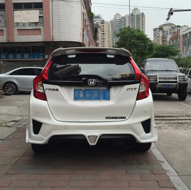 Спойлер для Honda JAZZ/Fit 2014-2017 GK5 Jazz высококачественный материал ABS автомобильного