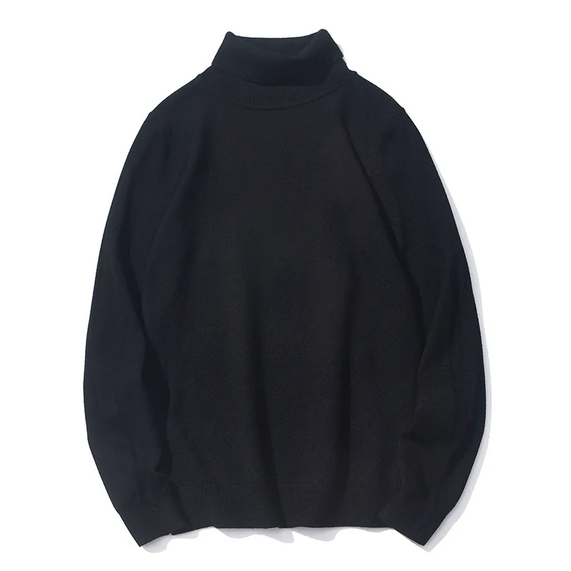 

Men Solid Color Turtleneck Sweater Men Slim Warm Casual Sweater Autumn Winter Fashion Turtleneck Sweater Male