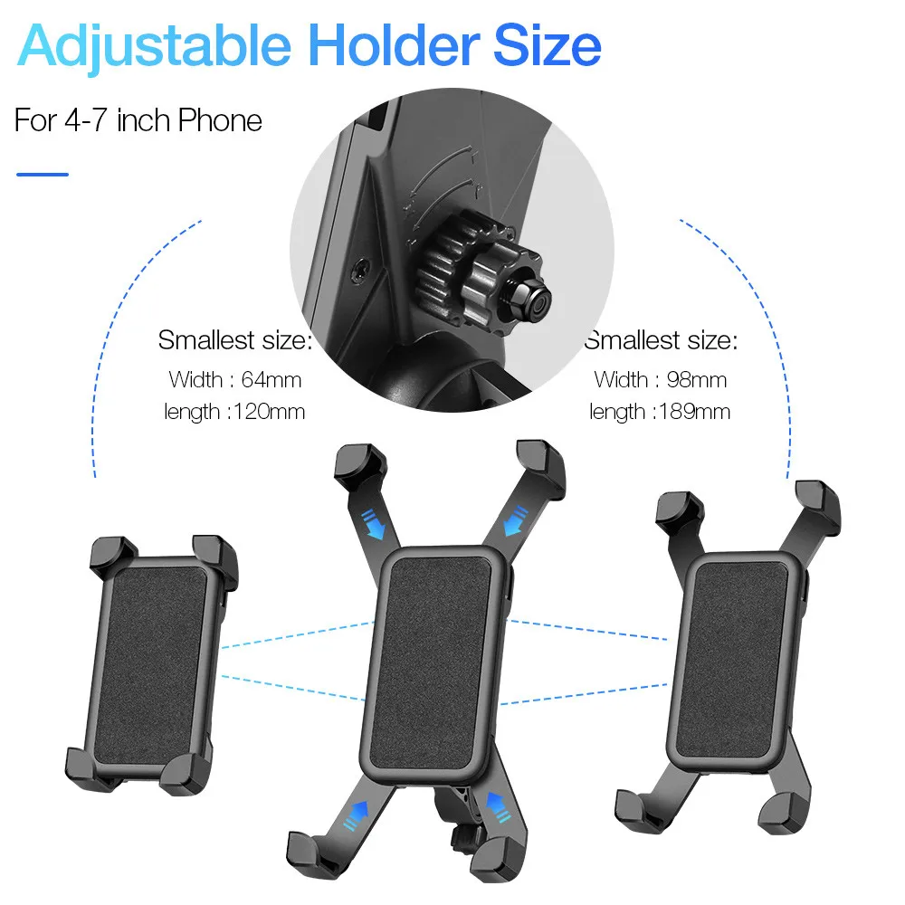 bike phone holder for iphone x bicycle motorcycle phone stand cellphone holder bike phone mount for samsung s10 xiaomi free global shipping