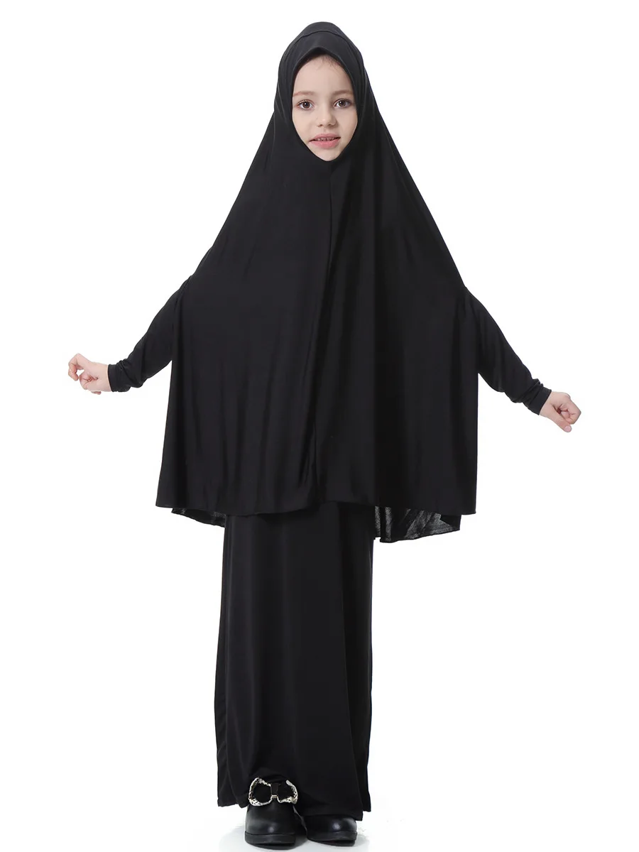 Детские мусульманские платья abaya мусульманское платье для девочек детский