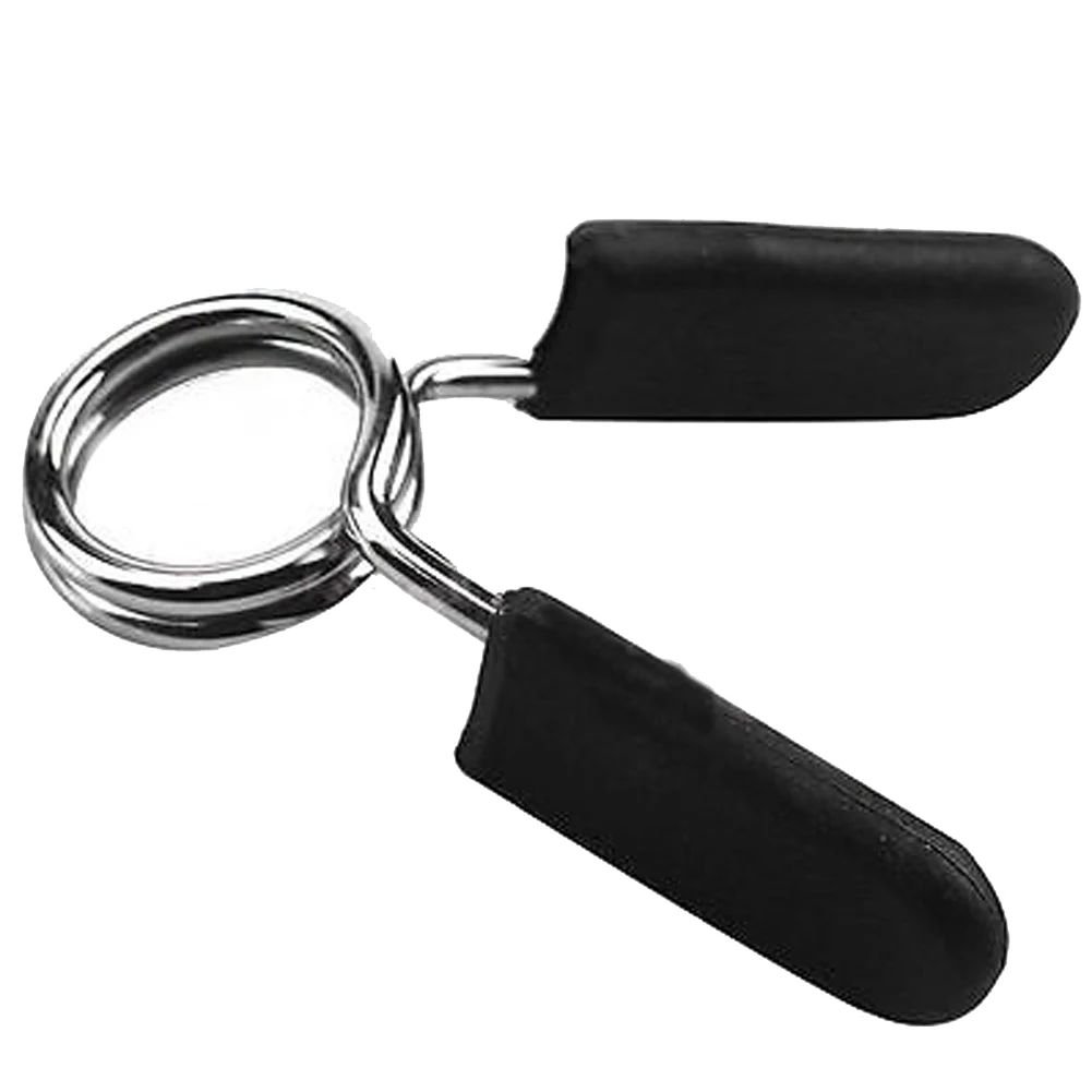 1 пара 25 мм Вес бар для спортзала замок гантелей стандартная штанга пружинный