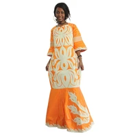 md 2021 bazin riche dashiki women dress traditional african dresses for women embroidery pattern with stone south africa clothes